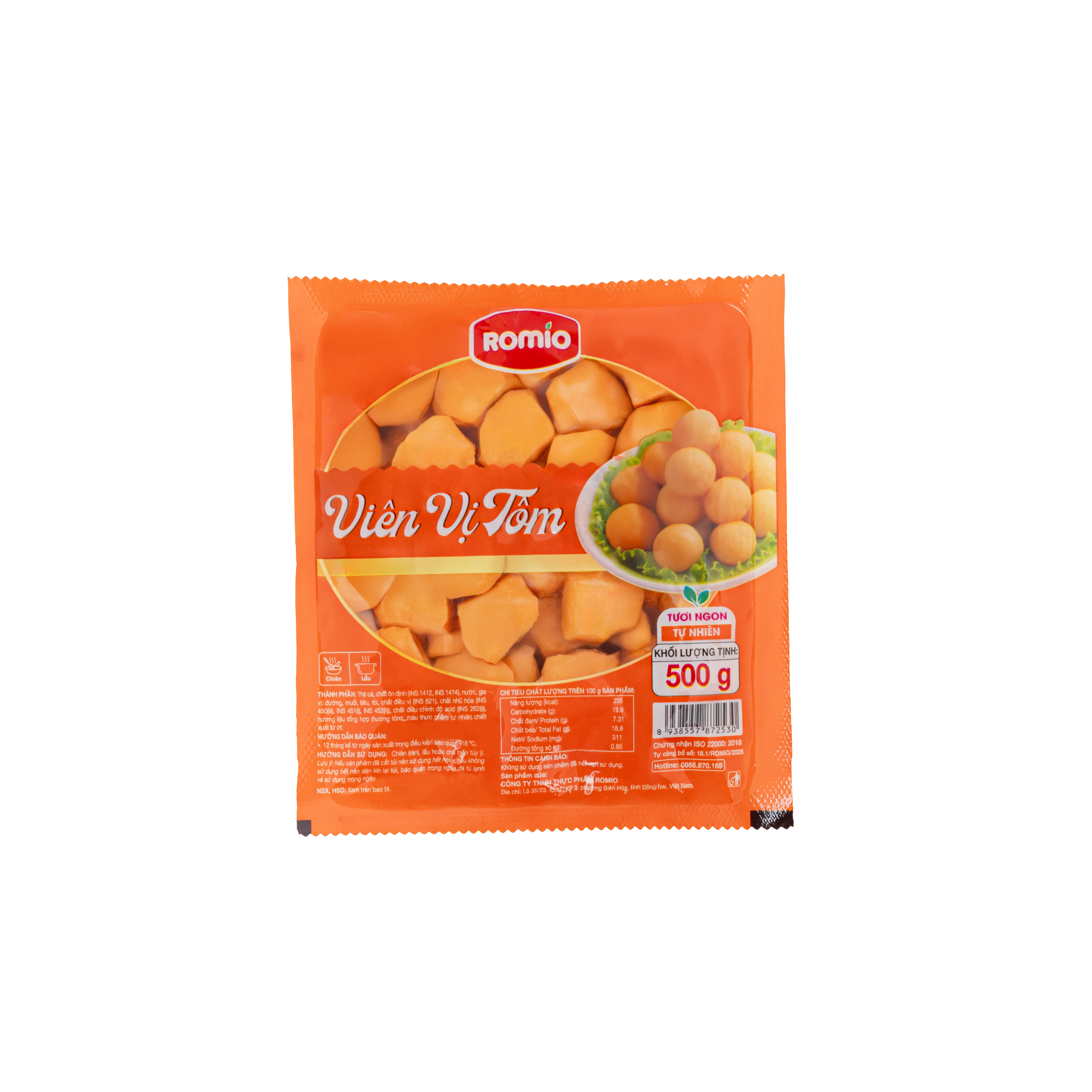 Tôm viên 500G (80V)